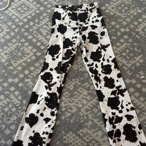 Motel Cowprint Jeans